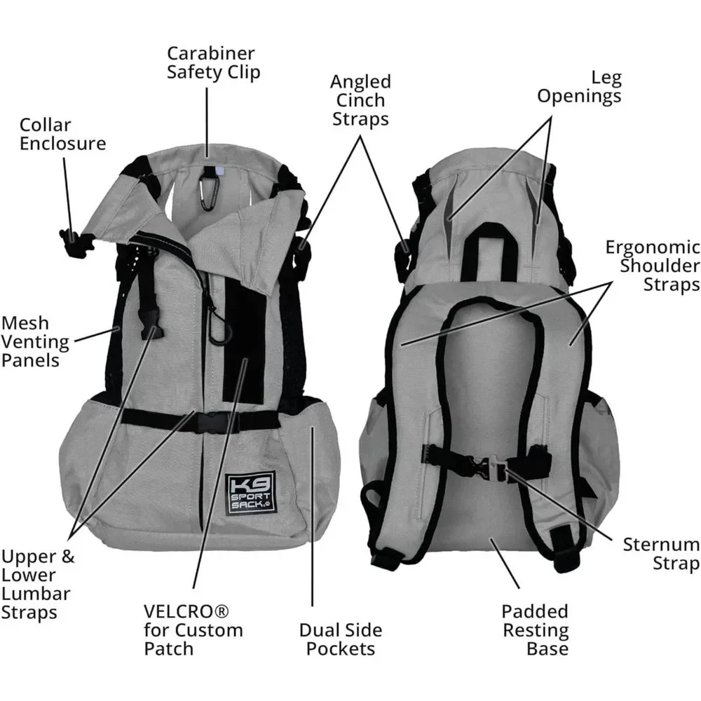 Pet Carrier Backpack - Gray